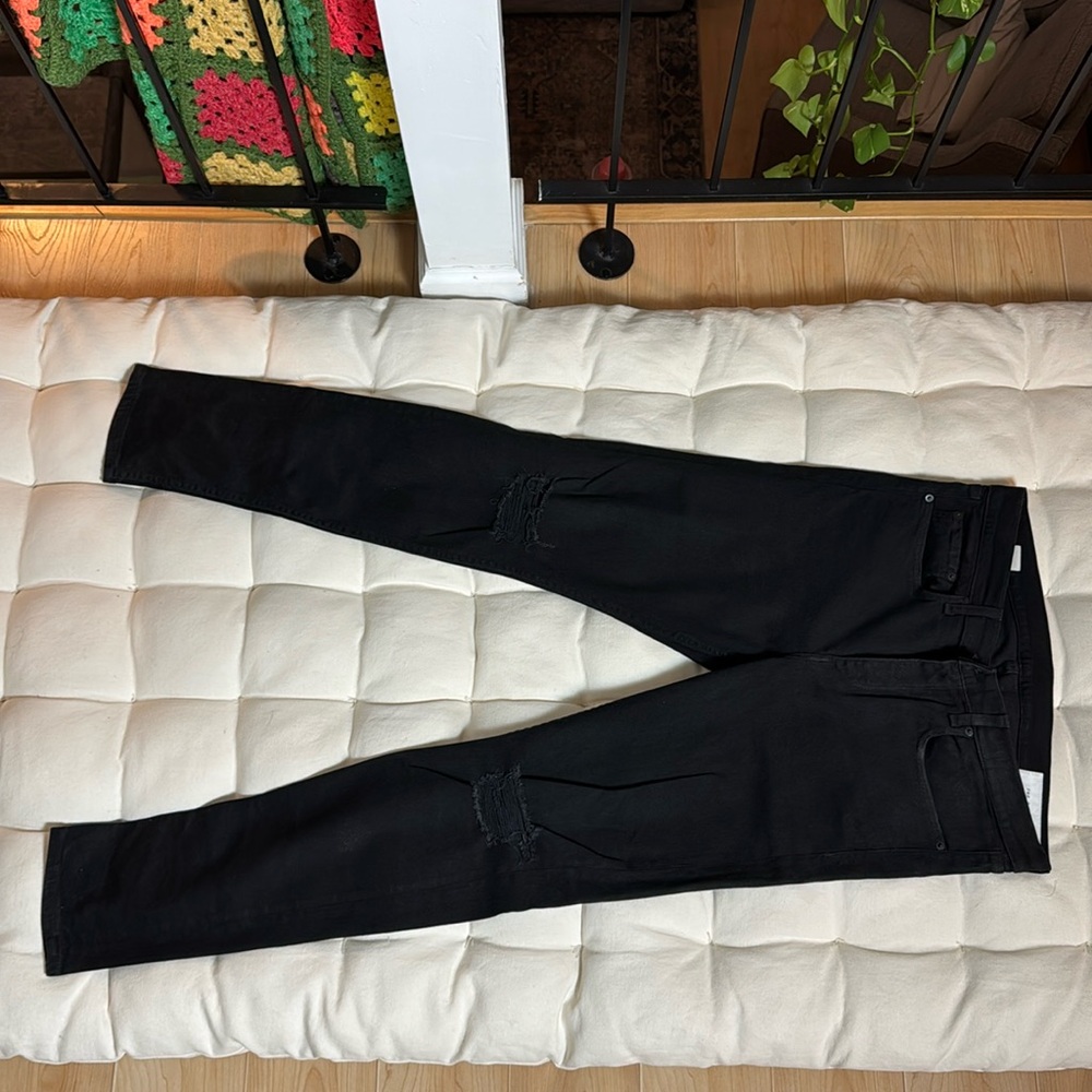Rag & Bone Fit 1 Skinny Leg Black Size 36